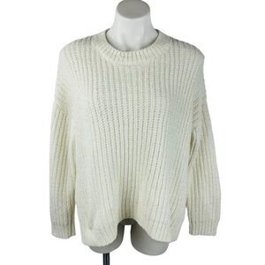 Chelsea & Violet Knit Sweater NWT | Women XL | Cream